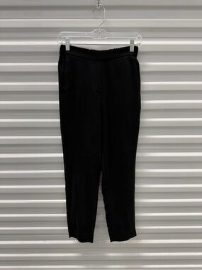 J. Crew Black Dress Pants with Elastic Waist Size 0